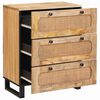 vidaXL Buffet Marron 60 x 33 x 75 cm Bois de mangue massif