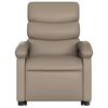 vidaXL Fauteuil inclinable &eacute;lectrique cappuccino similicuir