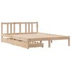 vidaXL Cadre de lit sans matelas 120x200 cm bois de pin massif
