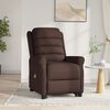 vidaXL Fauteuil de massage Marron Similicuir