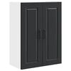 vidaXL Meuble mural PORTO Noir 60 x 31 x 80 cm Bois d'ing&eacute;nierie