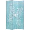 vidaXL Cloison de séparation pliable 120 x 170 cm Papillon Bleu