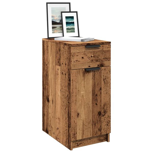 vidaXL Armoire de bureau vieux bois 33x50x75 cm bois d'ing&eacute;nierie