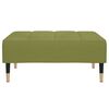 vidaXL Repose-pied Vert clair 78x56x32 cm Velours