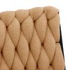 vidaXL Chaise pivotante de bureau beige boucl&eacute; comme de la laine tissu