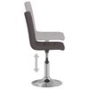 vidaXL Tabouret de bar Taupe Tissu