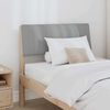 vidaXL Tête de lit capitonnée Gris clair 75 cm Pin massif
