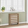 vidaXL Cache-radiateur ch&ecirc;ne artisanal 78x20x82 cm bois d'ing&eacute;nierie