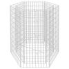 vidaXL Lit sur&eacute;lev&eacute; &agrave; gabion hexagonale 100x90x100 cm