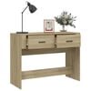 vidaXL Table console Ch&ecirc;ne sonoma 100x39x75 cm Bois d'ing&eacute;nierie