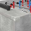 vidaXL Table de Foosball Gris B&eacute;ton 125 x 60,5 x 80 cm