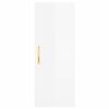 vidaXL Armoire murale blanc brillant 34,5x34x90 cm