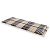 vidaXL Sommier &agrave; lattes sans matelas avec 42 lattes 7 zones 80x200 cm