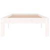 vidaXL Cadre de lit sans matelas blanc 75x190 cm