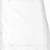 vidaXL Robe de bain sans capuche Blanc l Flanelle