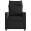 vidaXL Fauteuil inclinable Noir Tissu