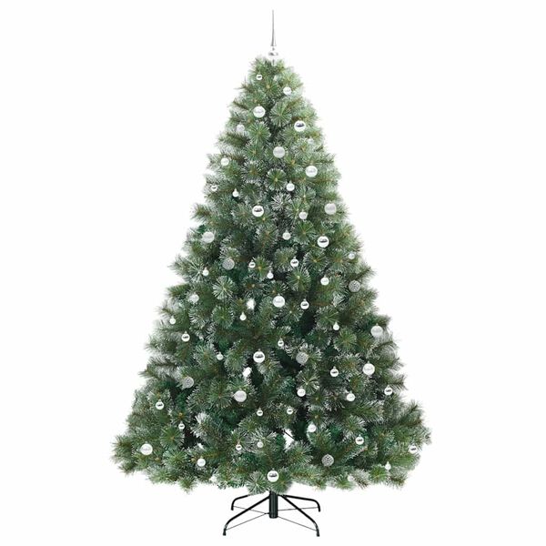 vidaXL Sapin de No&euml;l artificiel avec 300 LED Vert 240 cm PE et PVC