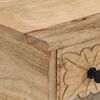 vidaXL Table console 110x30x75 cm bois de manguier massif