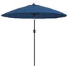 vidaXL Parasol d'ext&eacute;rieur avec m&acirc;t en aluminium 500 cm bleu azur&eacute;