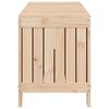 vidaXL Bo&icirc;te de rangement de jardin 108x42,5x54 cm Bois massif de pin