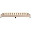 vidaXL Cadre de lit sans matelas cappuccino 120x190 cm similicuir