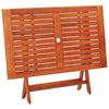 vidaXL Ensemble &agrave; manger d'ext&eacute;rieur pliable 7 pcs Bois d'eucalyptus