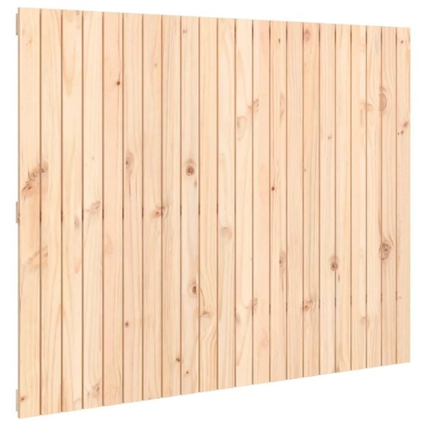 vidaXL Tête de lit murale 140x3x110 cm Bois massif de pin