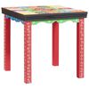 vidaXL Table carr&eacute;e 3 pi&egrave;ces Multicolore 50 x 50 x 50 cm
