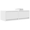 vidaXL Meuble TV blanc 80x31x25,5 cm bois d'ing&eacute;nierie