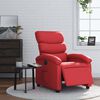 vidaXL Fauteuil inclinable &eacute;lectrique Rouge Similicuir
