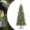 vidaXL Sapin de No&euml;l artificiel Vert 180 cm PVC, plastique et acier