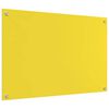 vidaXL Protection de cuisine Jaune 90 x 60 cm verre tremp&eacute;