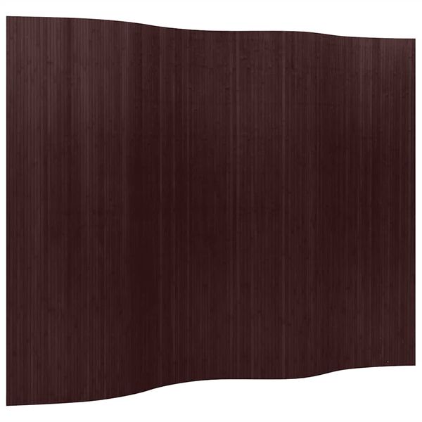 vidaXL Cloison de s&eacute;paration Bambou Marron fonc&eacute; 250 x 165 cm