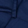 vidaXL Couverture lestée Bleu 120x180 cm 9 kg Tissu