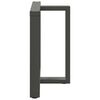 vidaXL Pieds de table à manger en T 2 pièces Anthracite 80 x 35 x (72-73) cm Acier