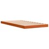 vidaXL Cadre de lit sans matelas cire marron 90x200 cm bois pin massif