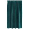 vidaXL Rideaux occultants 2 pcs Vert fonc&eacute; 140 x 140 cm Velours