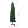 vidaXL Sapin de No&euml;l artificiel Vert 180 cm PVC et acier et plastique