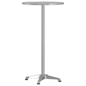 vidaXL Table de bar d&rsquo;ext&eacute;rieur r&eacute;glable en hauteur aluminium