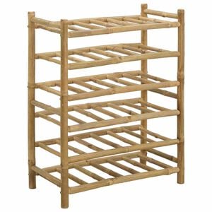 vidaXL &Eacute;tag&egrave;re &agrave; vin Bambou Naturel