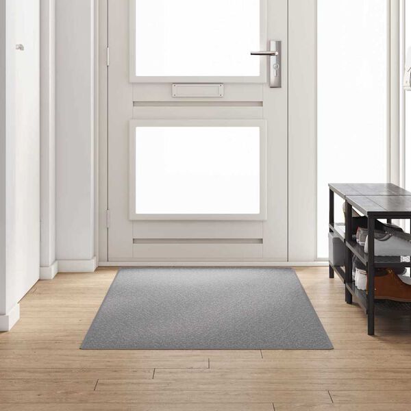 vidaXL Tapis Couloir Gris clair 100 x 250 cm 100% Polypropyl&egrave;ne
