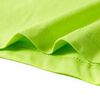 T-shirt pour enfants avec manches courtes vert citron 140