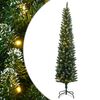 vidaXL Sapin de Noël artificiel mince 300 LED 210 cm