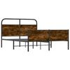 vidaXL Cadre de lit sans matelas 140x200 cm ch&ecirc;ne sonoma