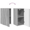 vidaXL Ensemble meuble TV 2 pcs Gris Sonoma Bois d'ing&eacute;nierie