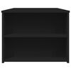 vidaXL Table basse noir 102x55x42 cm bois d'ingénierie