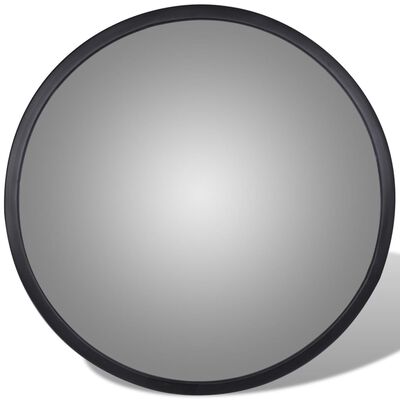 Miroir de traffic convexe d'extérieur - noir ø60 cm polycarbonate meuble  pro frco14523 - Conforama