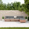 vidaXL Salon de jardin 5 pcs avec coussins bois massif douglas