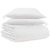 vidaXL Duvet d'hiver avec oreiller 3 pi&egrave;ces Blanc Plume de canard