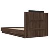 vidaXL Cadre de lit sans matelas chêne marron 90x190 cm